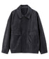 Flap Pocket Faux Leather Jacket